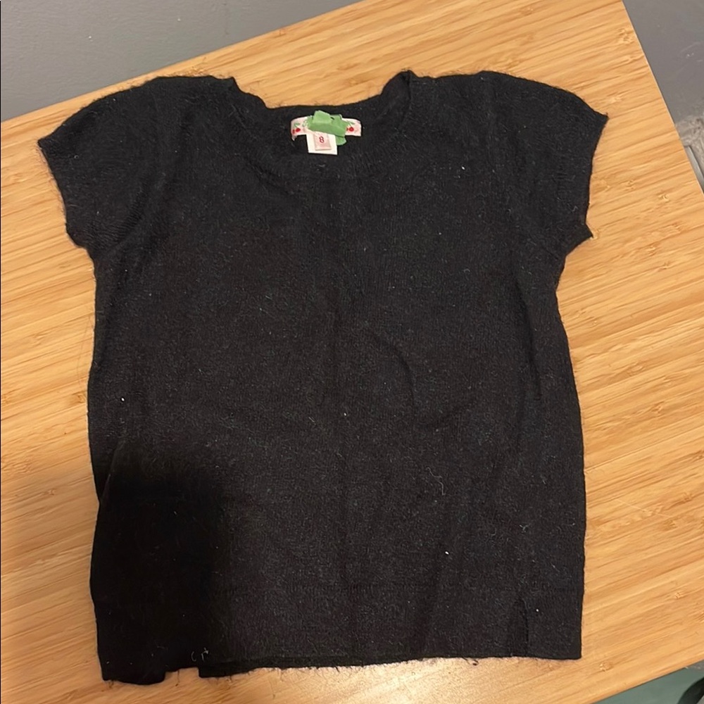 Bonpoint Black Sweater Versatile Knit Top